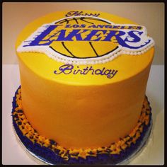 10 Laker Cakes For Men Photo Lakers Birthday Party Lakers Birthday Party Cakes