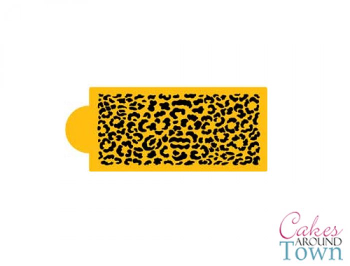 Leopard Print Cake Stencil Leopard Print Cake Stencil