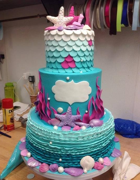 13 Under The Sea Themed Cakes Photo Under The Sea Baby Shower Cake Idea Mermaid Under The Sea Theme Cake And Under The Sea Birthday Cake Idea Snackncake