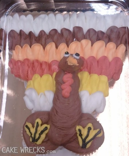 Turkey Thanksgiving Cake Fails