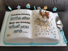 Baby Shower Cake Twinkle Little Star Book