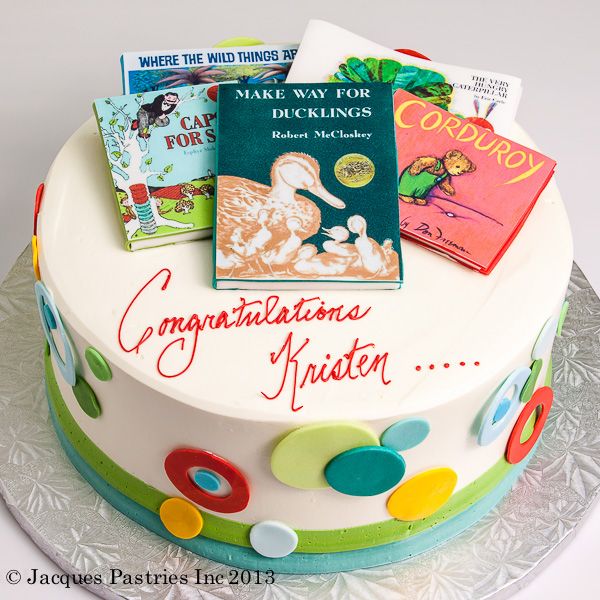 Children's Books Baby Shower Cake