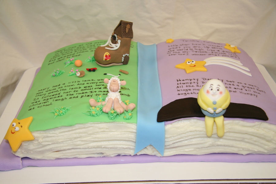 Nursery Rhymes Baby Shower Cake