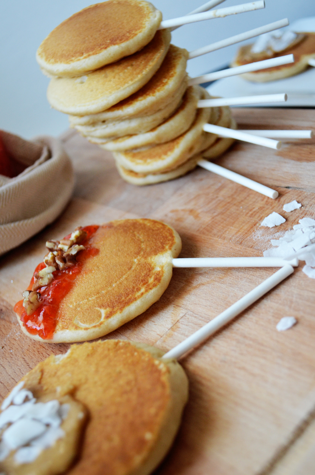 Stacked Pancakes with Kids Stacked Pancakes with Kids