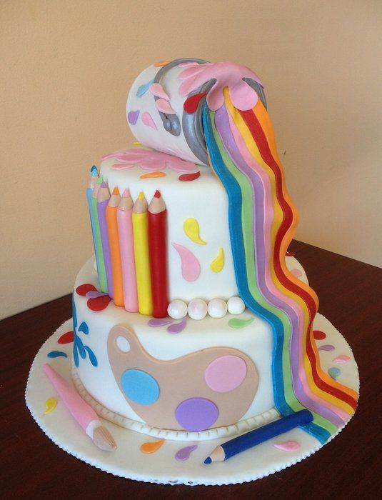 Art Birthday Cake