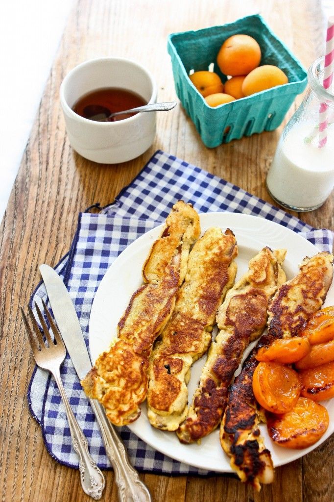 Coconut Pancake Dipped Bacon Coconut Pancake Dipped Bacon