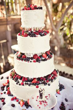 Fruit Wedding Cake Fruit Wedding Cake