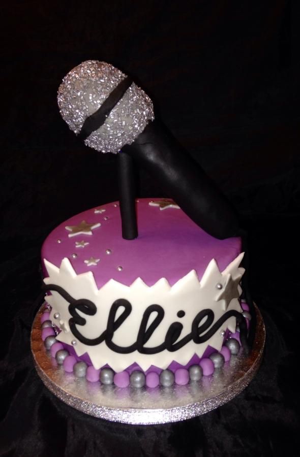 Microphone Birthday Cake Microphone Birthday Cake