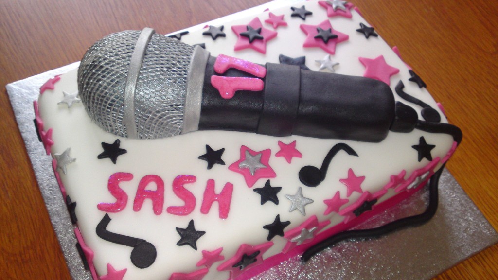 Microphone Birthday Cake Microphone Birthday Cake