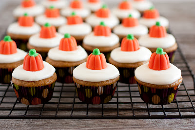 Mini Pumpkin Cupcakes
