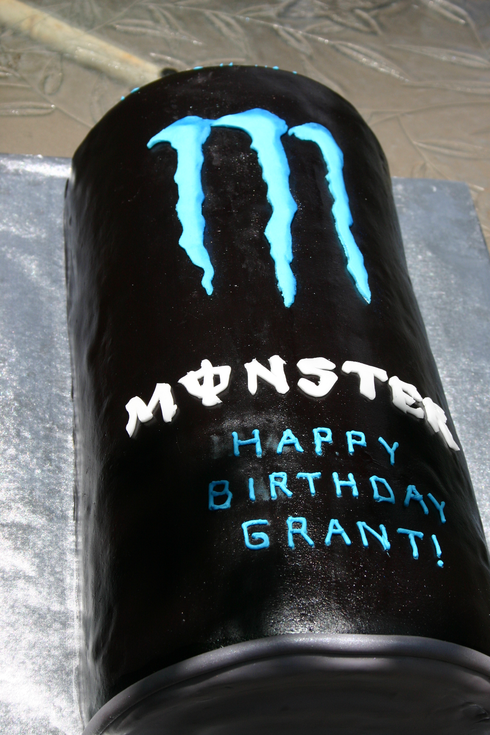 Monster Energy Drink Birthday Cake Monster Energy Drink Birthday Cake