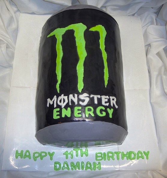 Monster Energy Drink Cake Monster Energy Drink Cake