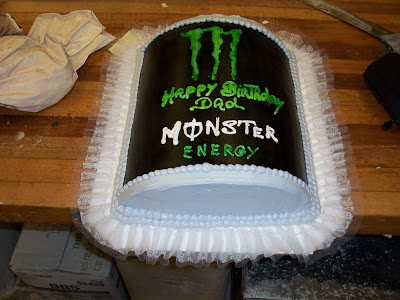 Monster Energy Drink Cake