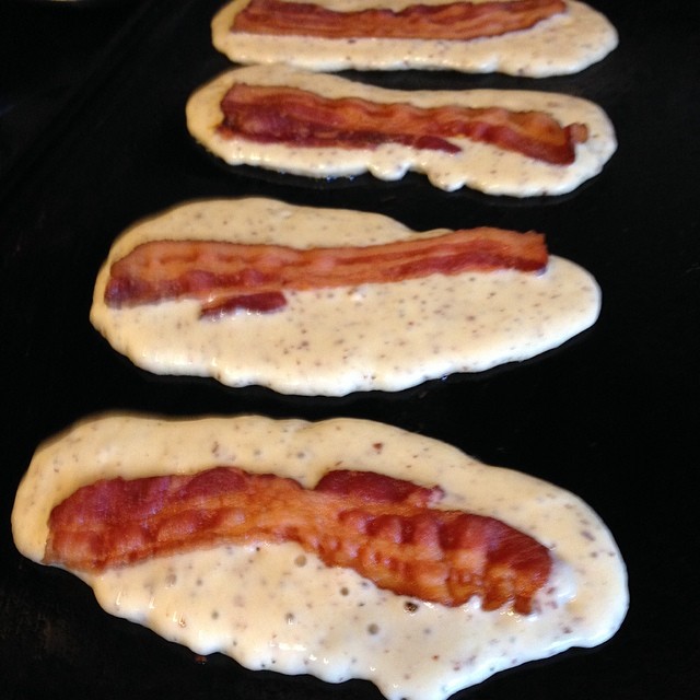 Pancake Bacon Dippers Pancake Bacon Dippers