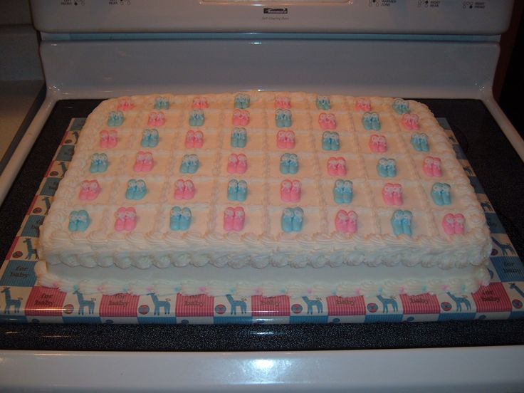 Baby Shower Sheet Cake Baby Shower Sheet Cake