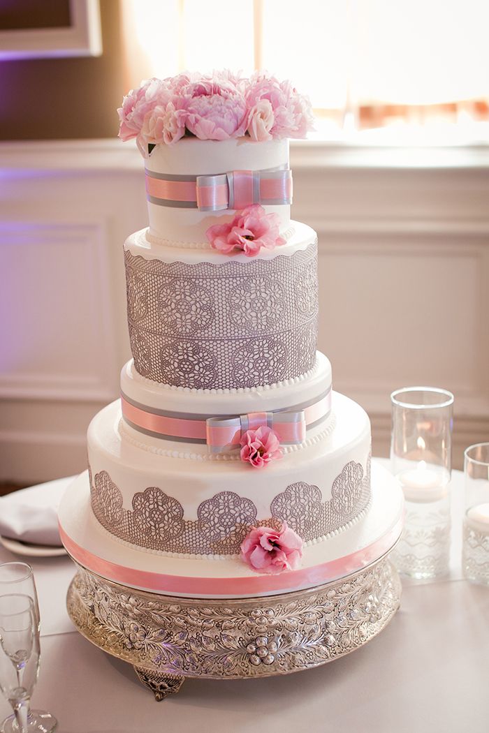 10 Dark Grey Pink Wedding Cupcakes Photo Blush And Blush Pink And Grey Wedding Cake