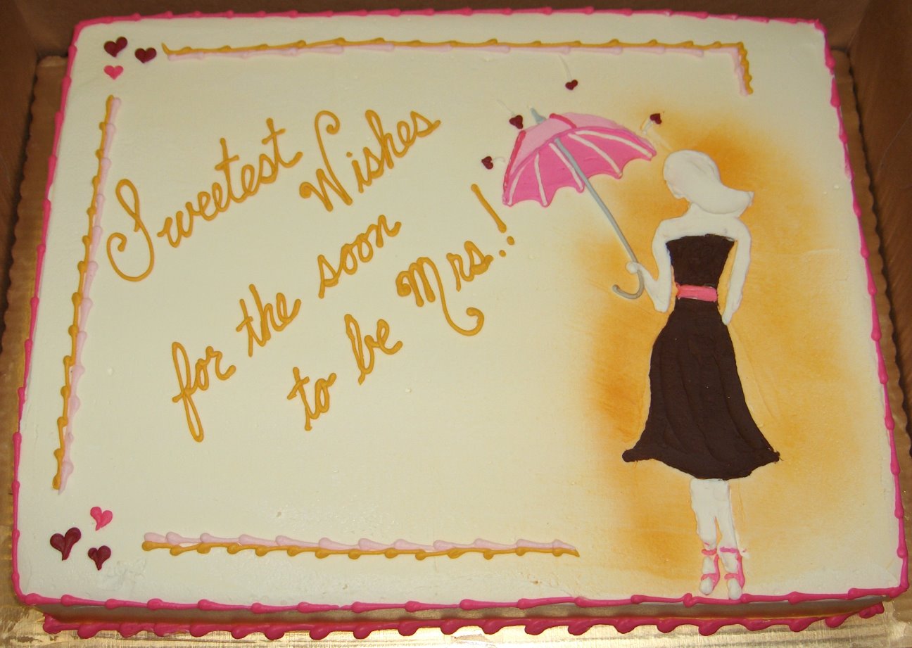 Bridal Shower Sheet Cakes Bridal Shower Sheet Cakes