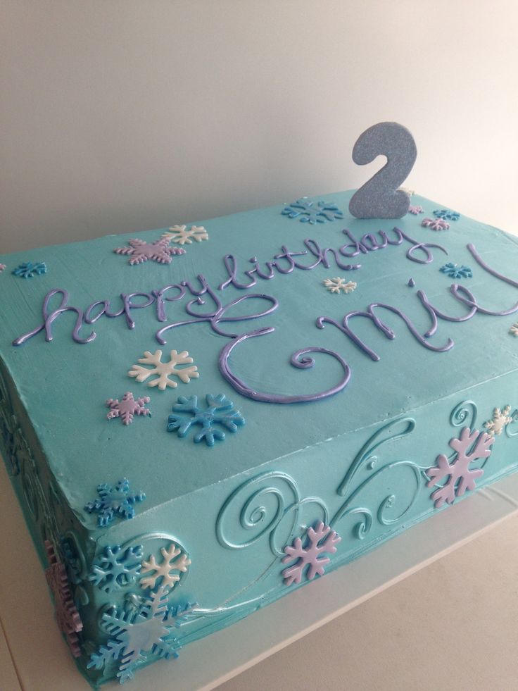 Disney Frozen Birthday Sheet Cakes Disney Frozen Birthday Sheet Cakes