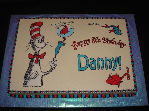 Dr. Seuss Birthday Sheet Cakes Dr. Seuss Birthday Sheet Cakes