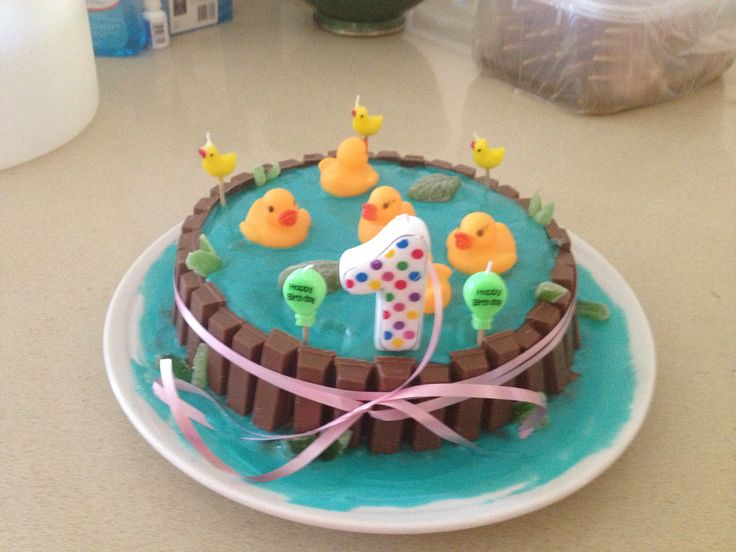 Duck Pond Birthday Cake Duck Pond Birthday Cake