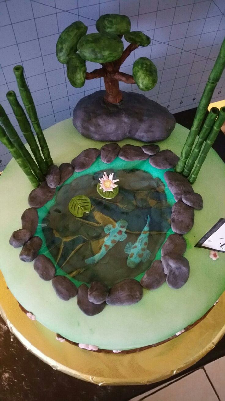 Fish Pond Cake Fish Pond Cake