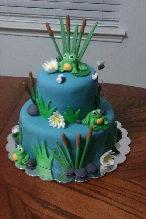 Frog Pond Birthday Cake Frog Pond Birthday Cake