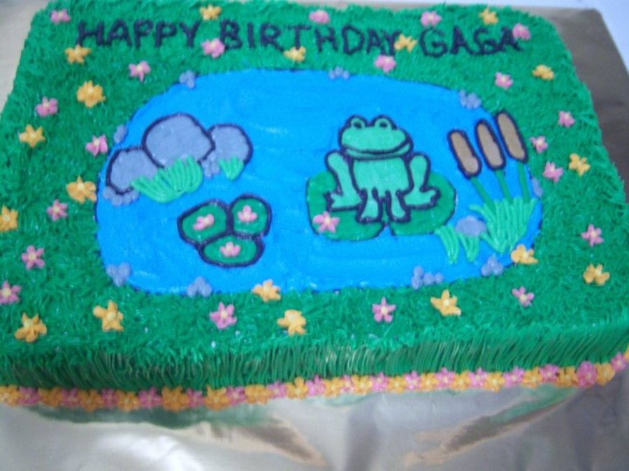 Frog Pond Birthday Cake Frog Pond Birthday Cake