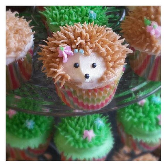 Hedgehog Cupcakes