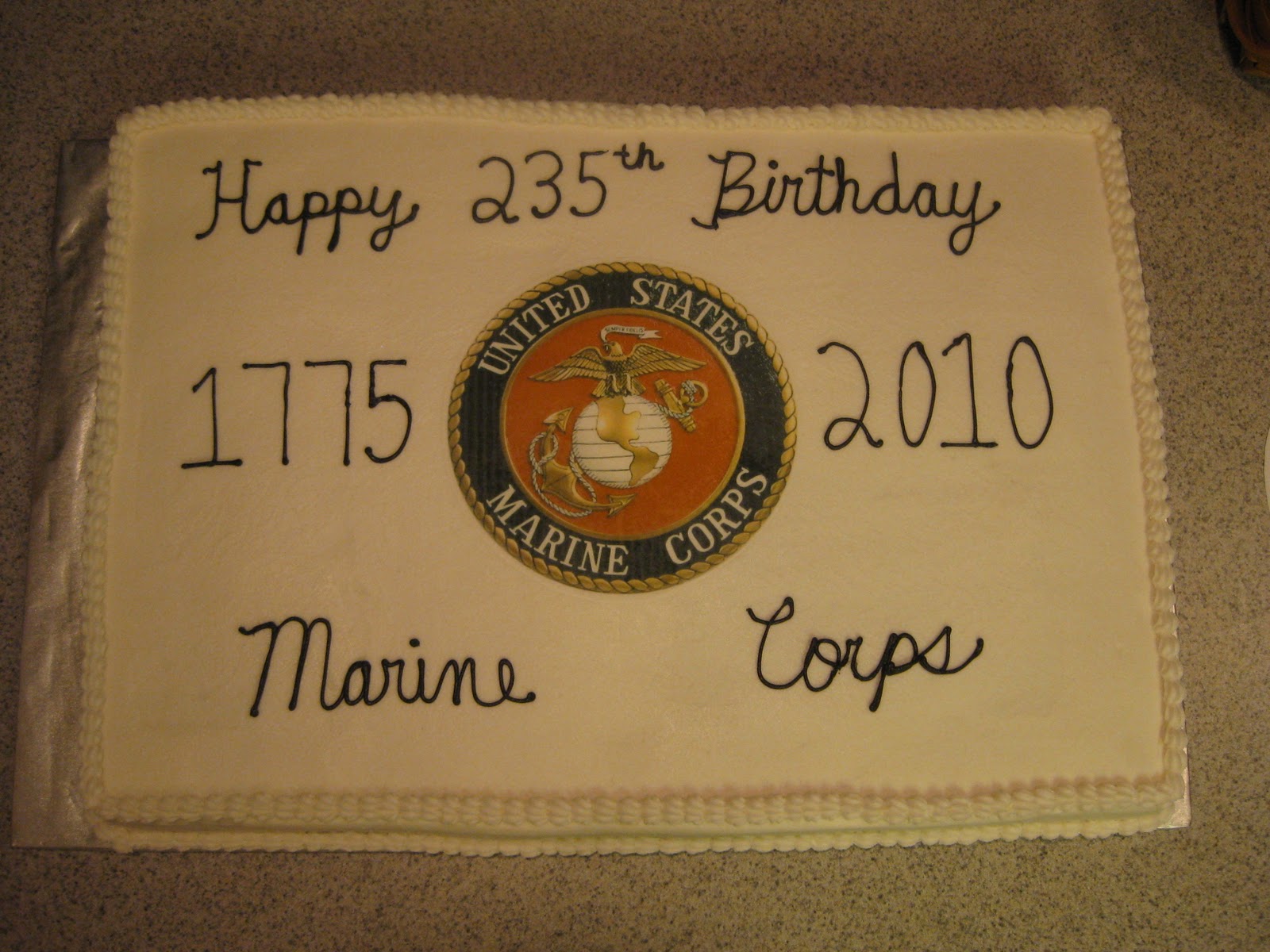 Marine Corps Birthday Cake Marine Corps Birthday Cake
