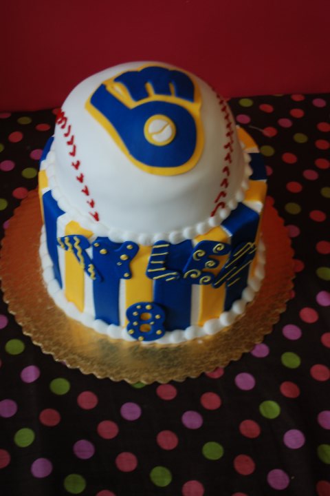 Milwaukee Brewers Birthday Cake Milwaukee Brewers Birthday Cake