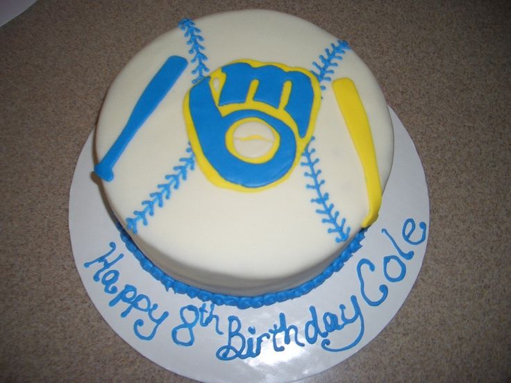 Milwaukee Brewers Birthday Cake Milwaukee Brewers Birthday Cake