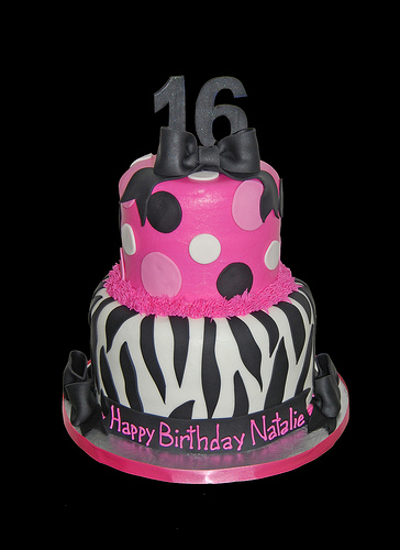 Pink and Black Zebra Print Cake Ideas Pink and Black Zebra Print Cake Ideas