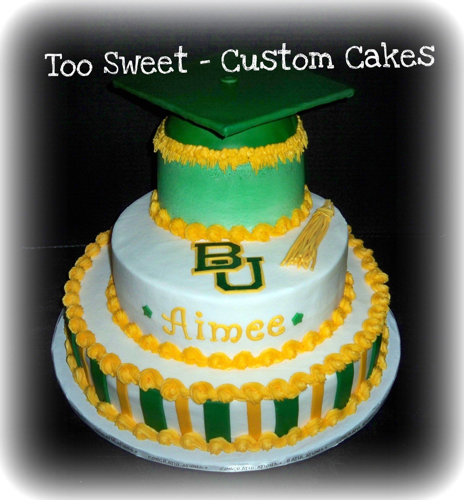 Baylor Graduation Cake Baylor Graduation Cake