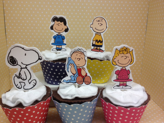 Charlie Brown Peanuts Cupcakes