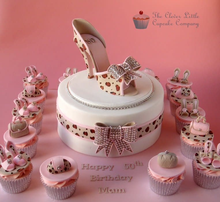 Leopard Print Shoe Cake Leopard Print Shoe Cake