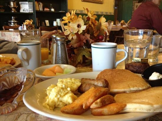 Orange Juice Pancakes and Sausages Orange Juice Pancakes and Sausages