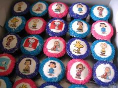 Peanut Character Cupcakes