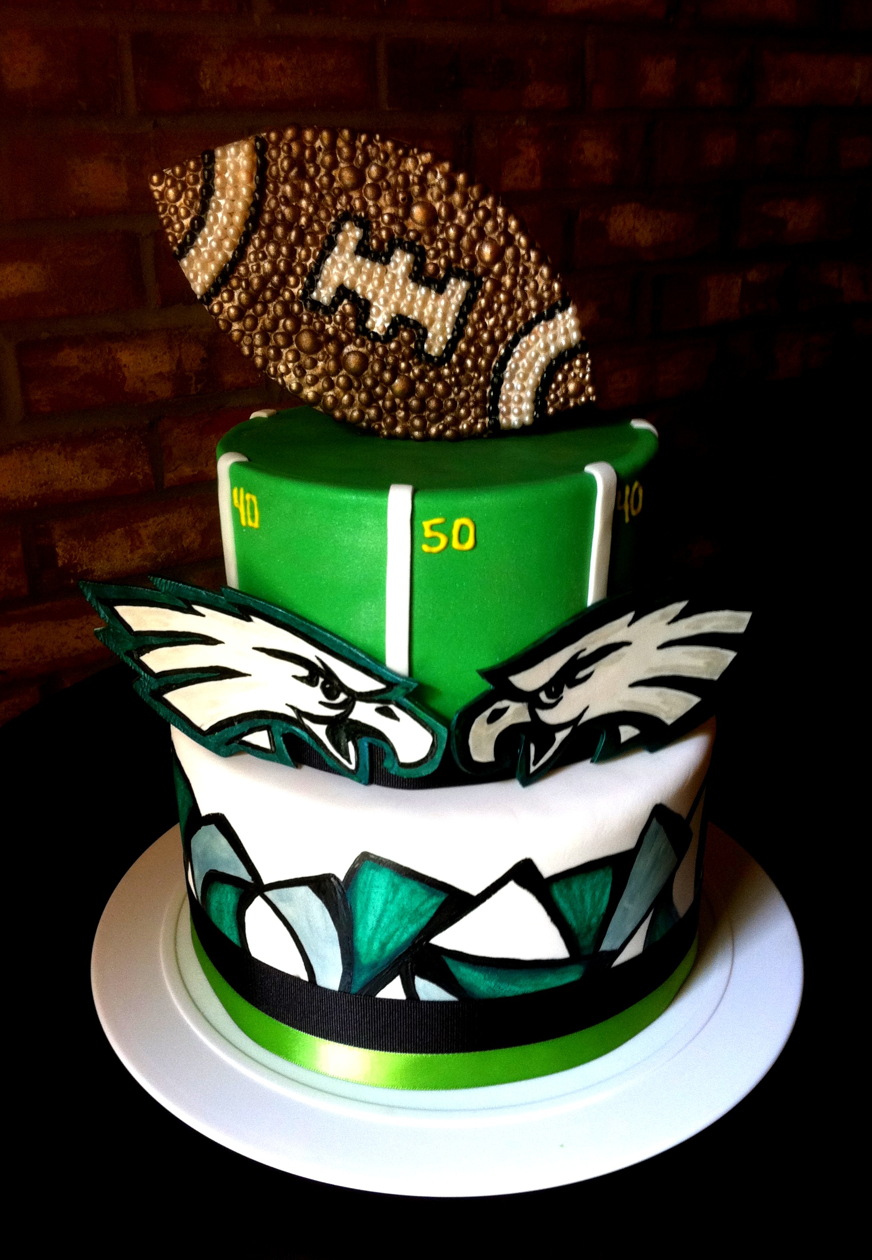 Philadelphia Eagles Birthday Cake.