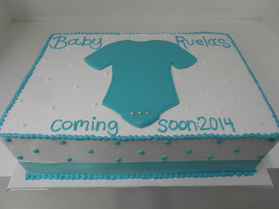 Simple Baby Shower Sheet Cakes Simple Baby Shower Sheet Cakes