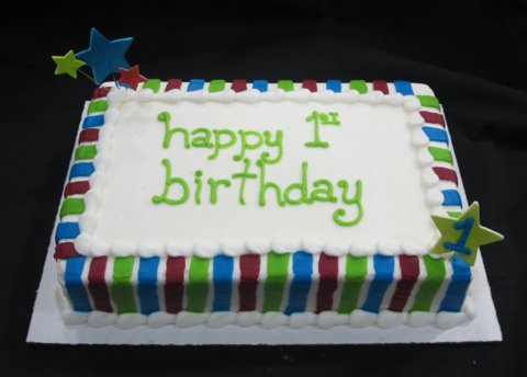 University of Miami Birthday Cake Full Sheet University of Miami Birthday Cake Full Sheet