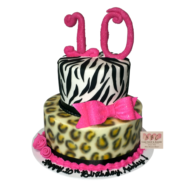 8 Photos of Two Tier Zebra Print Cakes For Girls 8 Photos of Two Tier Zebra Print Cakes For Girls