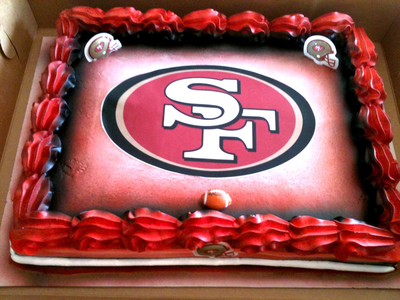 49ers Birthday Cake.