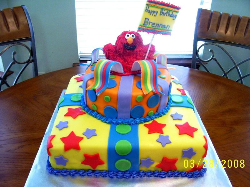 10 Elmo Birthday Cakes For Boys Photo Boys Birthday Cake Ideas