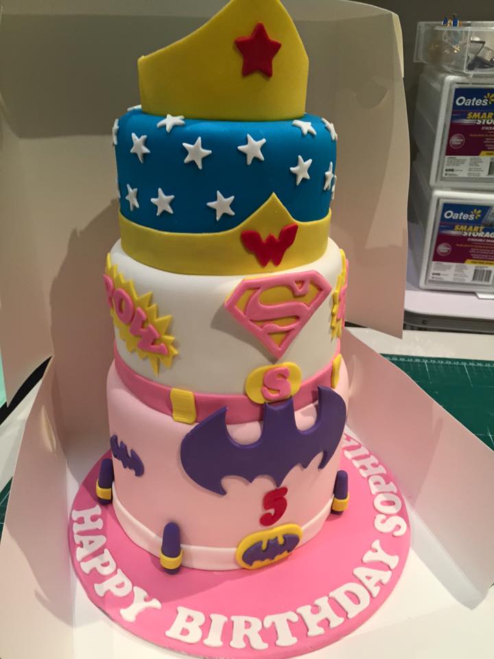 DC Super Hero Girls Birthday Cake DC Super Hero Girls Birthday Cake