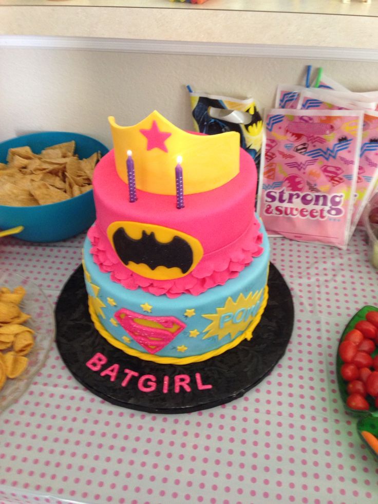 DC Superhero Girls Birthday Cake DC Superhero Girls Birthday Cake