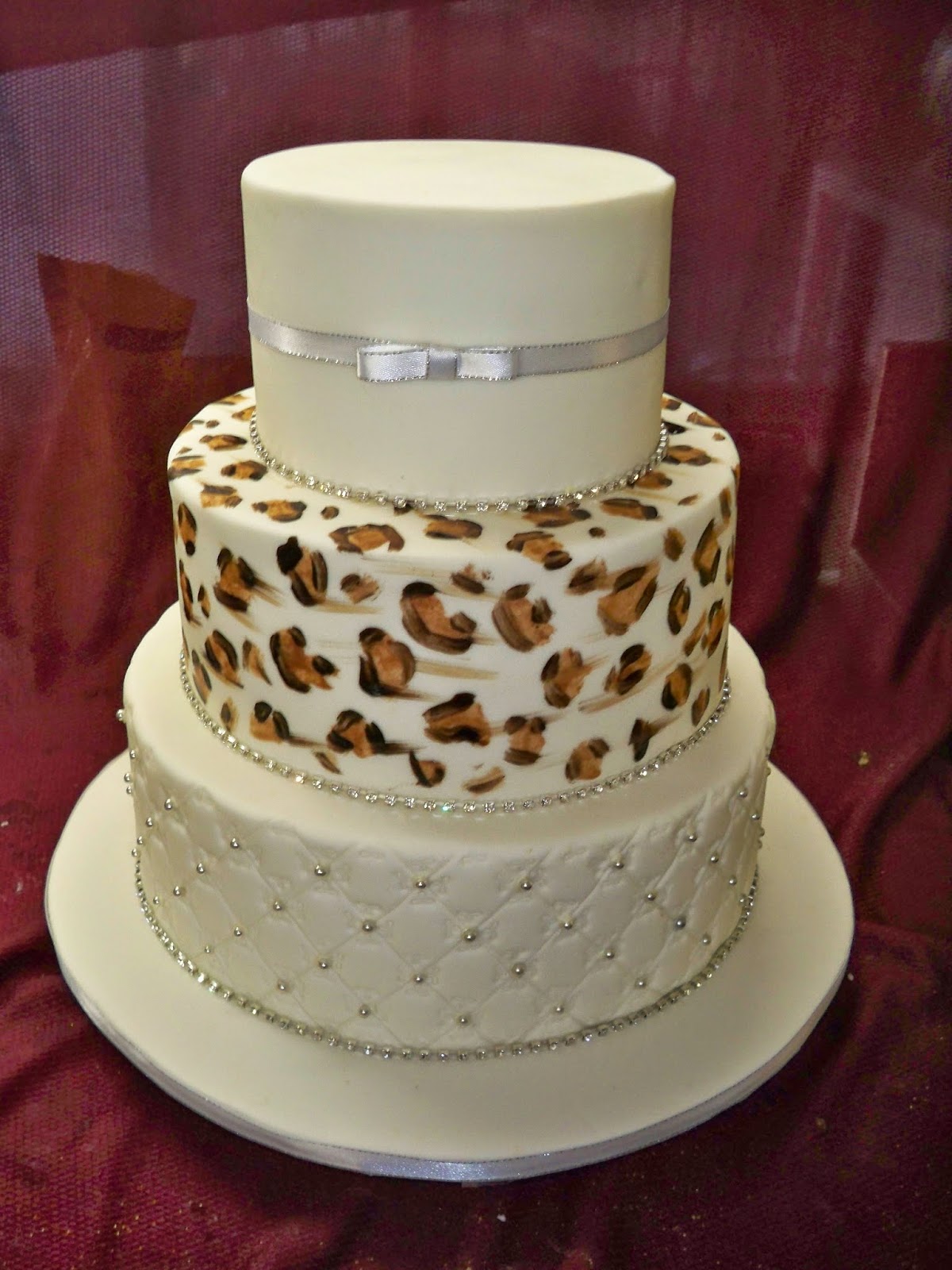 Leopard Print Wedding Cake Leopard Print Wedding Cake