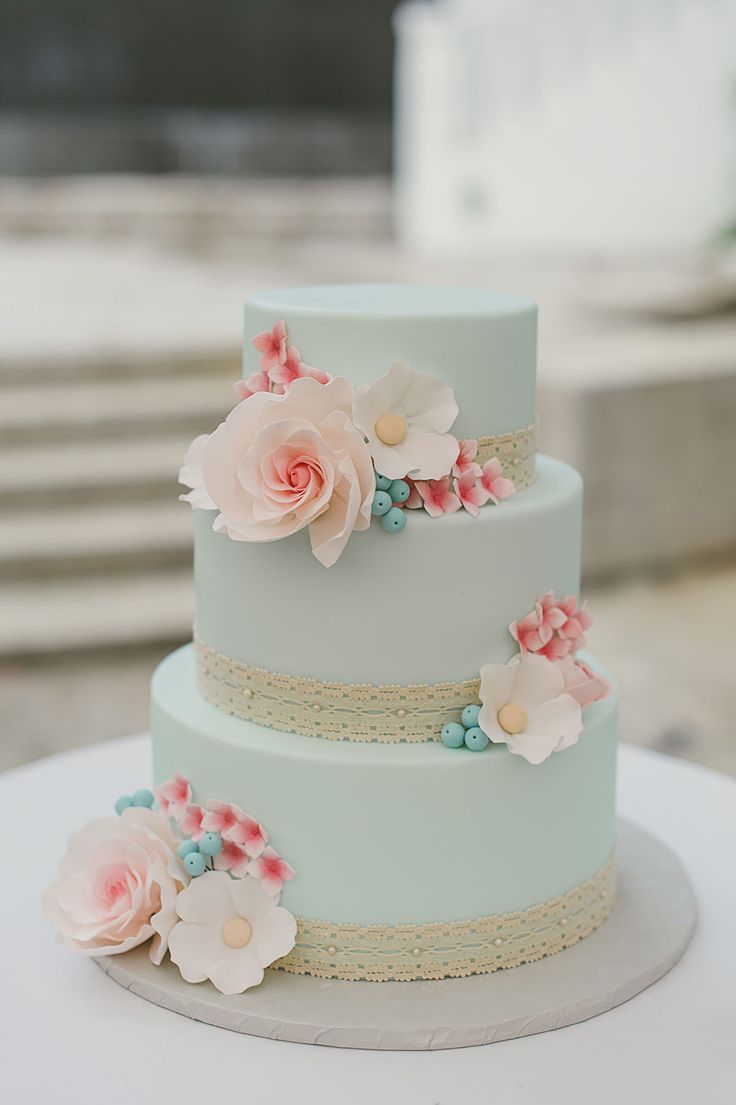 Mint Green And Pink Wedding Cakes Cake From Imacimages Co 13 3 Tier Wedding Cakes Mint Photo Green And White