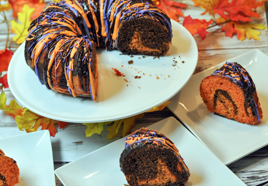 Orange Bundt Cake Halloween Orange Bundt Cake Halloween