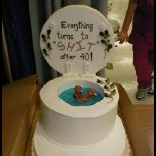 Over the Hill Birthday Cake Idea