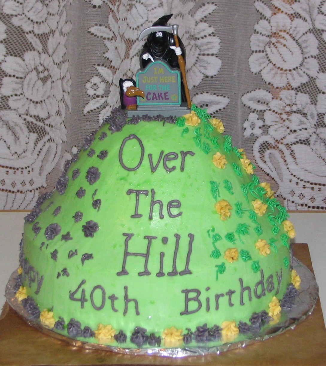 Over the Hill Birthday Cake Idea